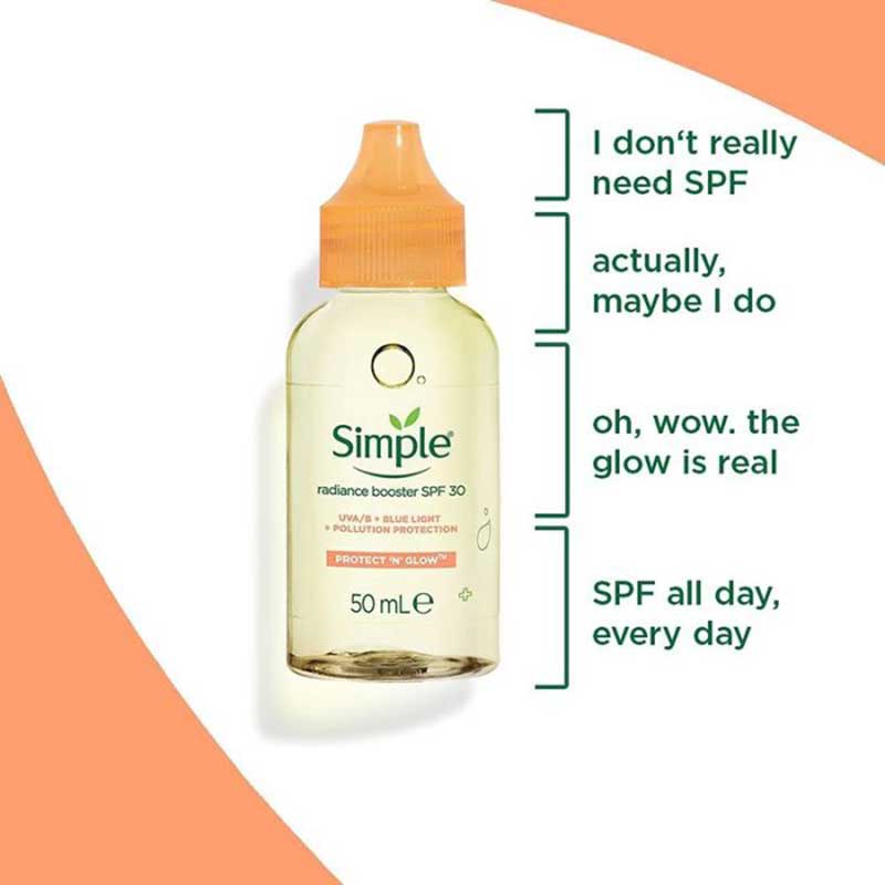 سرم ضدافتاب و جوانساز SPF 30 سیمپل 