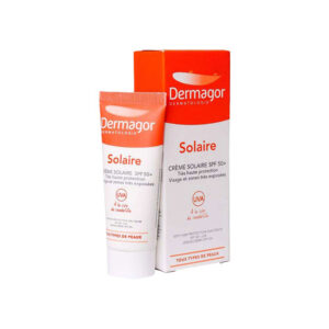 کرم ضد آفتاب بی رنگ SPF50 درماگور مدل Solaire