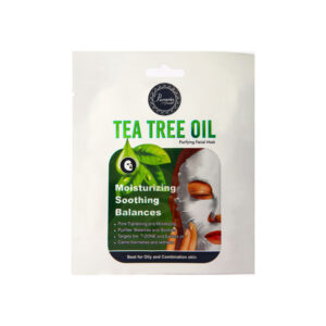 ماسک صورت پرارین مدل TEA TREE OIL مناسب پوست چرب و مختلط